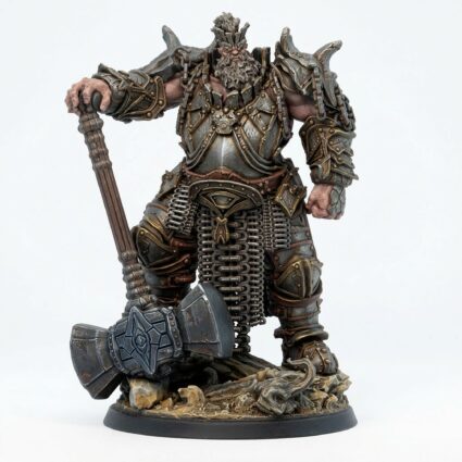 Fire Giant Volcano Lord - Painted 3D Printed Miniature