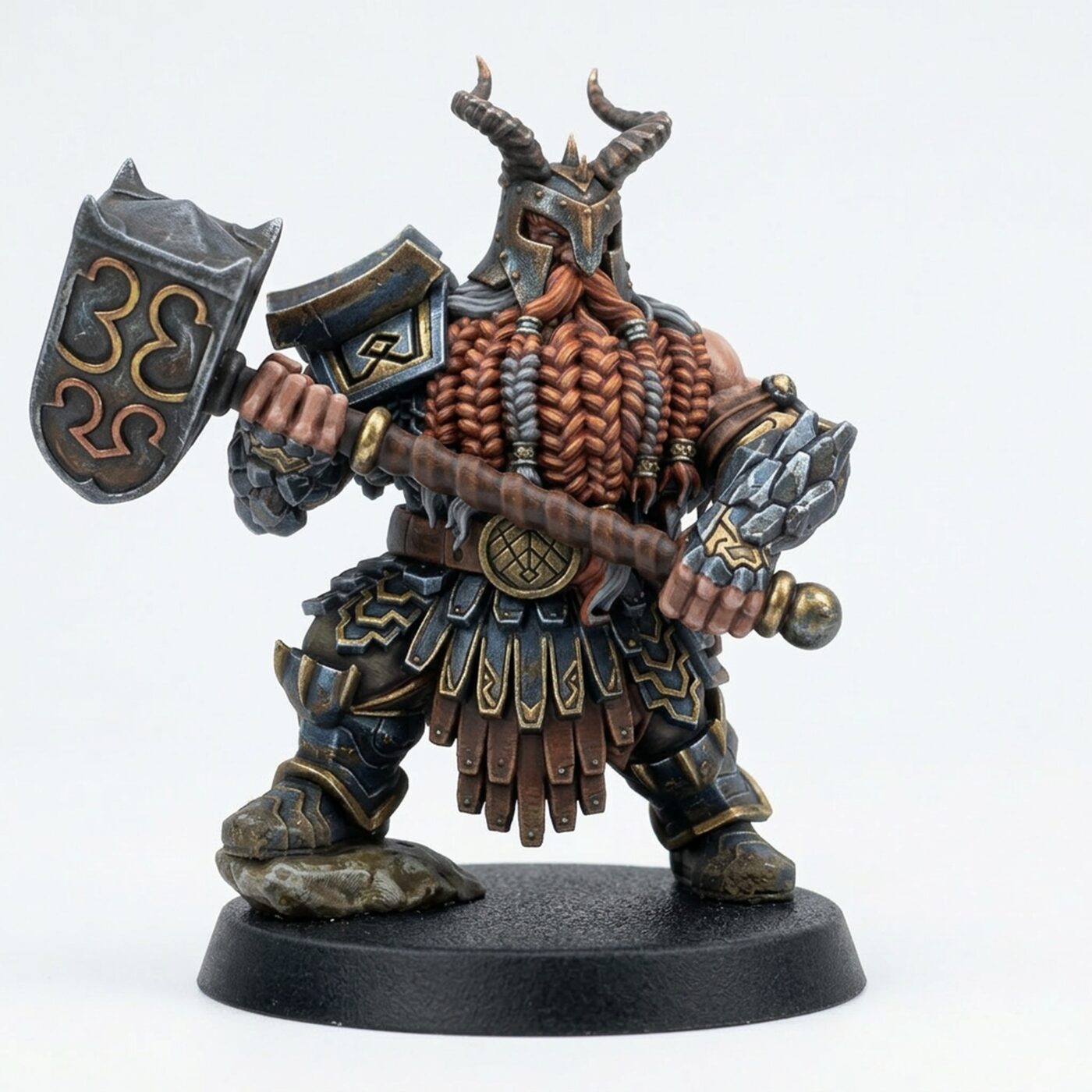Firepeak Bronzebeard A - Painted 3D Printed Miniature