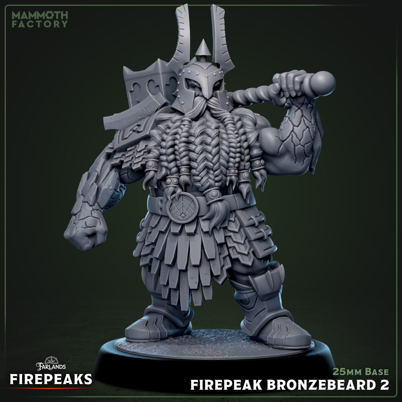 Firepeak Bronzebeard B Miniature