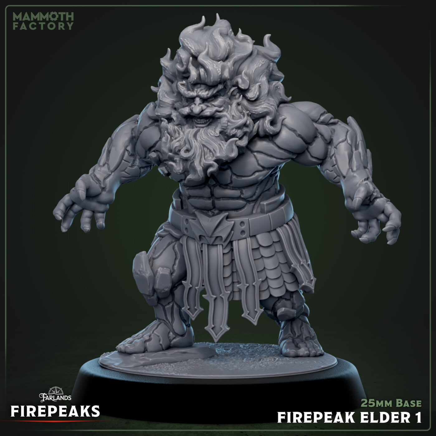 Firepeak Elder A Miniature