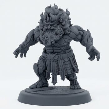 Firepeak Elder A - Gray Resin 3D Printed Miniature
