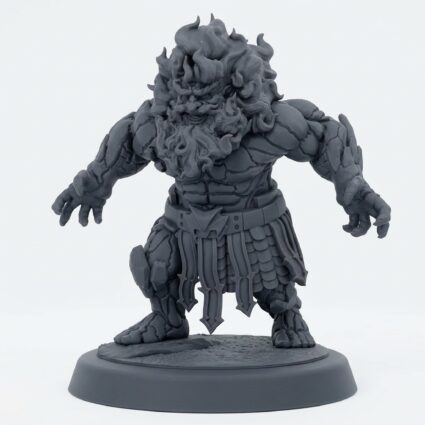 Firepeak Elder A - Gray Resin 3D Printed Miniature