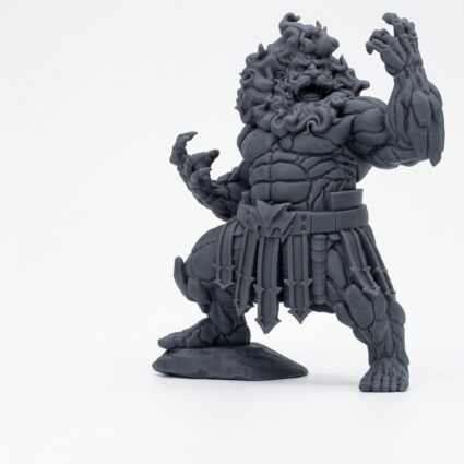 Firepeak Elder C - Gray Resin 3D Printed Miniature