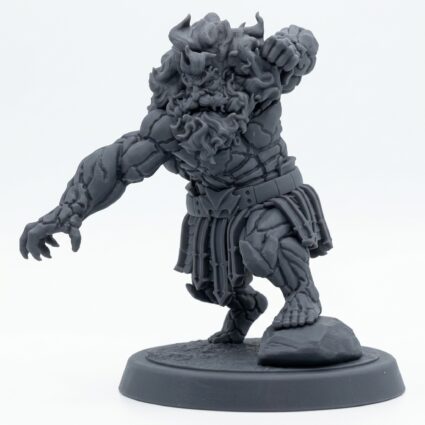 Firepeak Elder D - Gray Resin 3D Printed Miniature