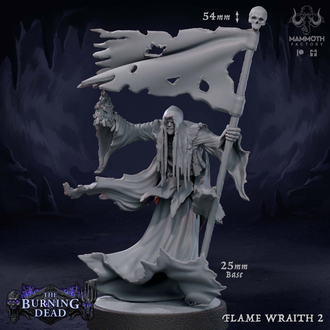 Flame Wraith B Miniature
