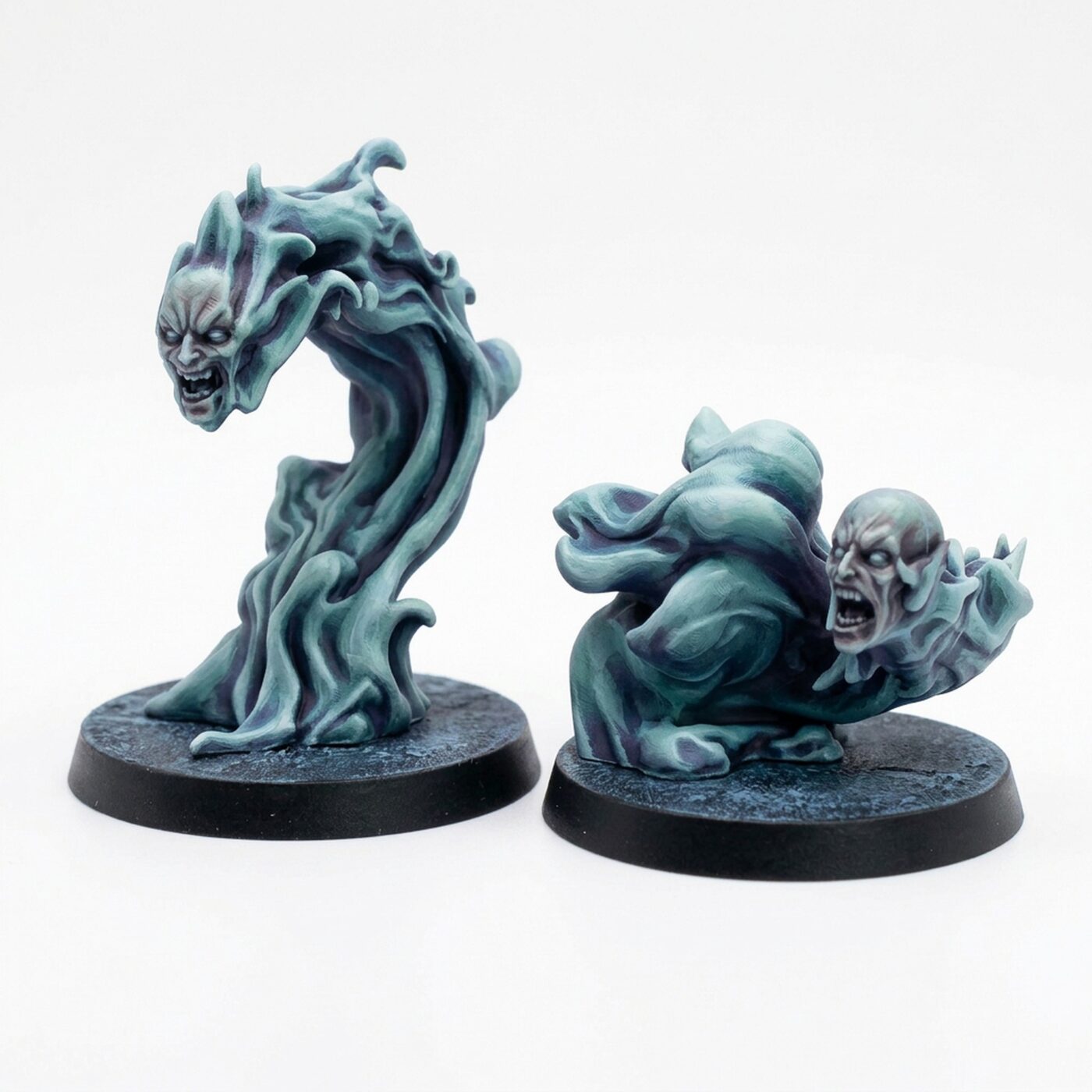Flaming Head B - Painted 3D Printed Miniature