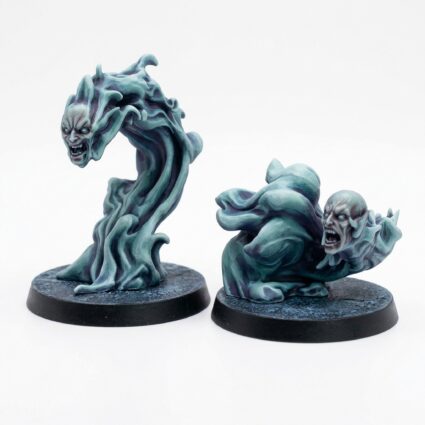 Flaming Head B - Painted 3D Printed Miniature