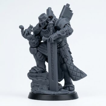 Foreborn Paragon - Gray Resin 3D Printed Miniature