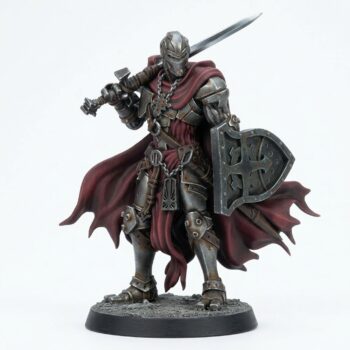Forgeborn Templar E - Painted 3D Printed Miniature