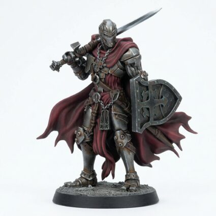 Forgeborn Templar E - Painted 3D Printed Miniature