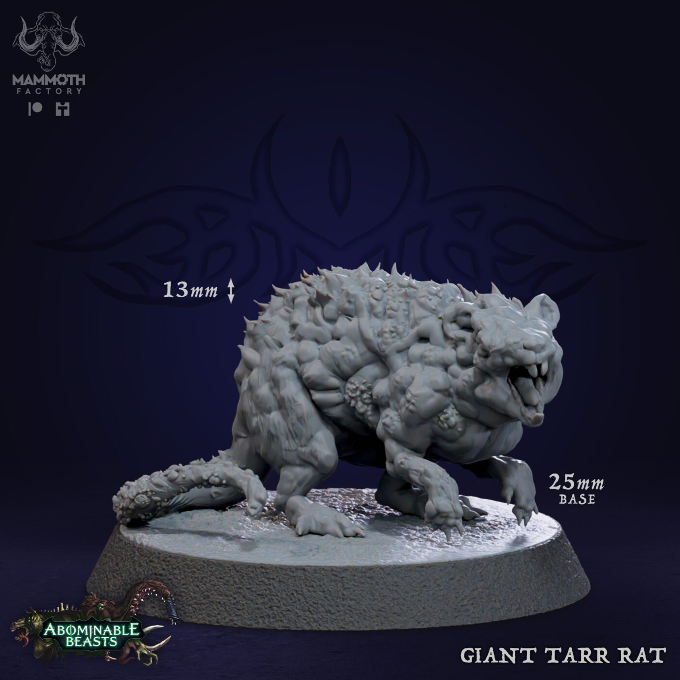 Giant Tarr Rat Miniature