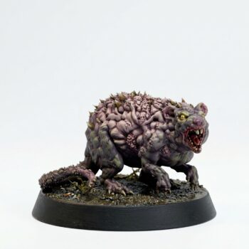Giant Tarr Rat - Painted 3D Printed Miniature