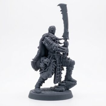 Giantblood Berserker D - Gray Resin 3D Printed Miniature