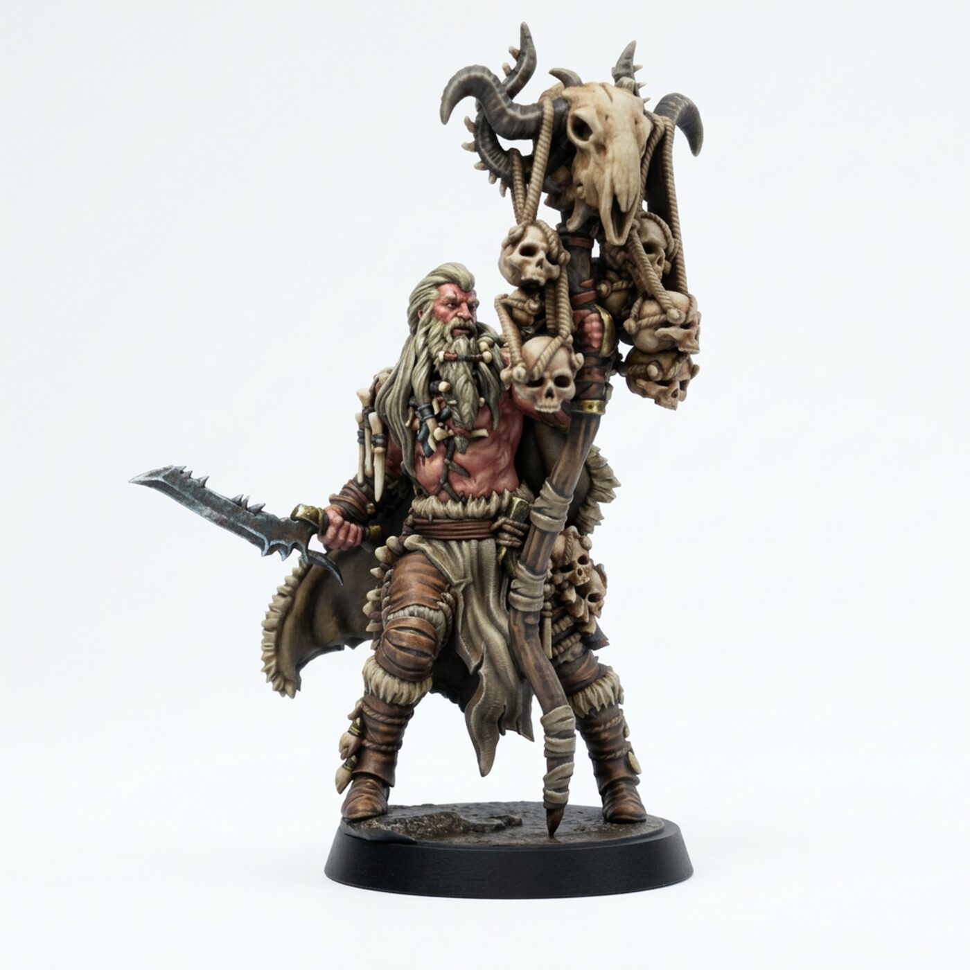 Giantblood Berserker 7 Bannerman - Painted 3D Printed Miniature