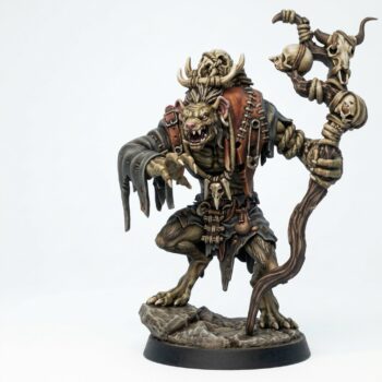 Gnoll Ruincaller - Painted 3D Printed Miniature