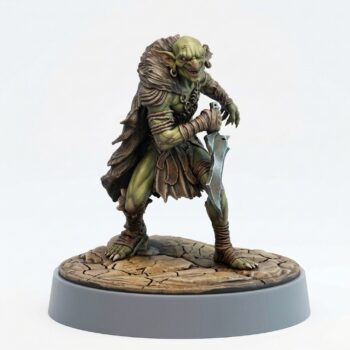 Goblin Scavenger A - Painted 3D Printed Miniature