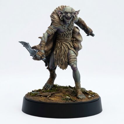 Goblin Scavenger B - Painted 3D Printed Miniature