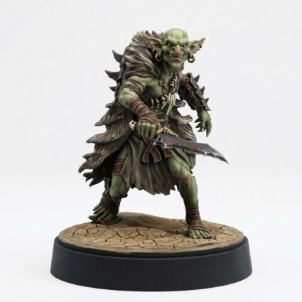Goblin Scavenger C - Painted 3D Printed Miniature