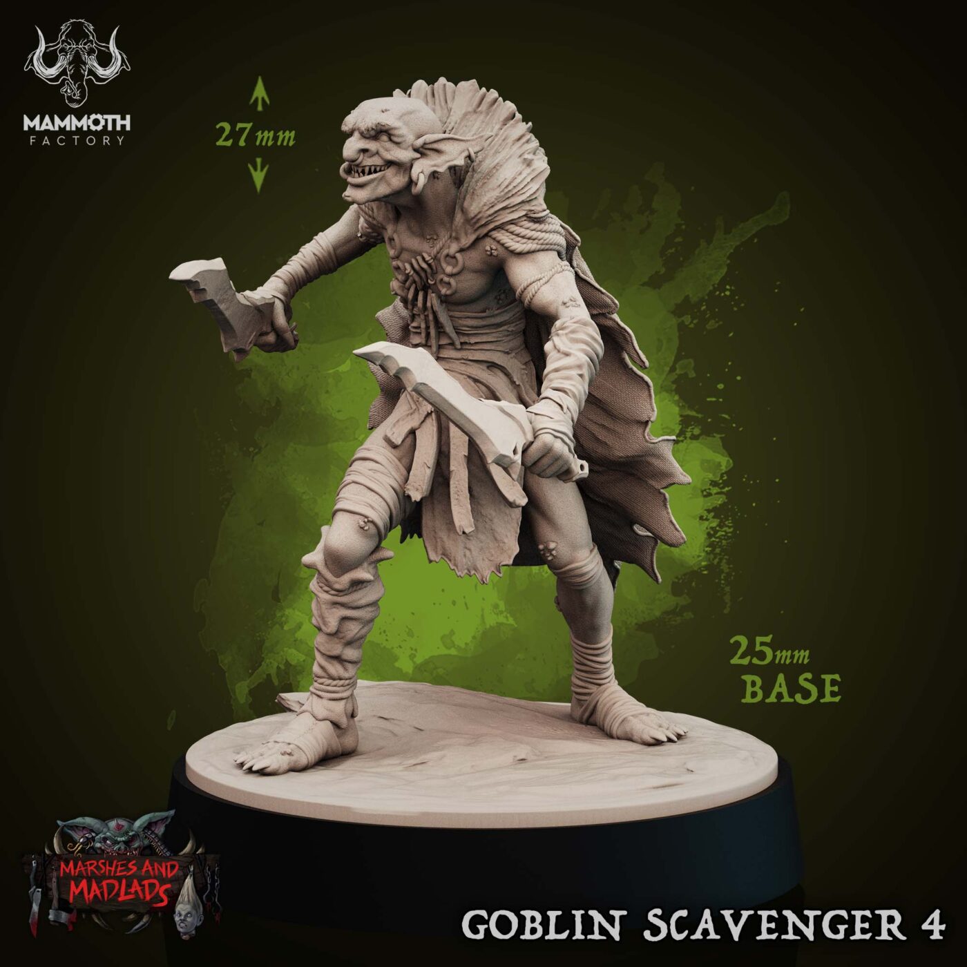 Goblin Scavenger D Miniature