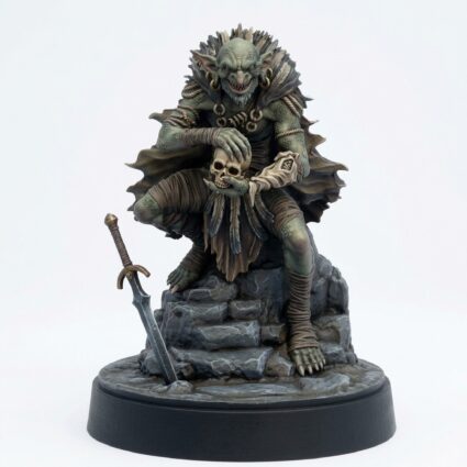 Goblin Scavenger E - Painted 3D Printed Miniature