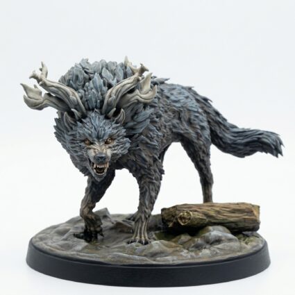 Gwyllgi 1 - Mammoth Factory Wild Hunt - Painted 3D Printed Miniature