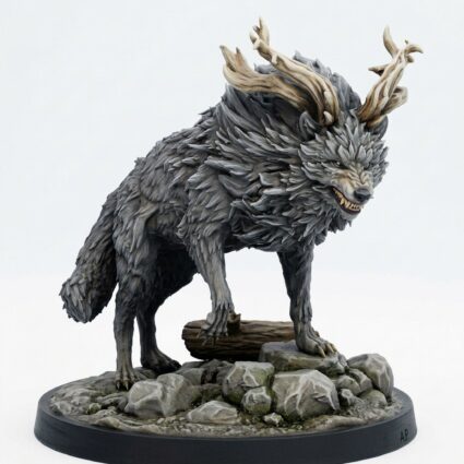 Gwyllgi 2 - Wild Hunt Mammoth Factory - Painted 3D Printed Miniature