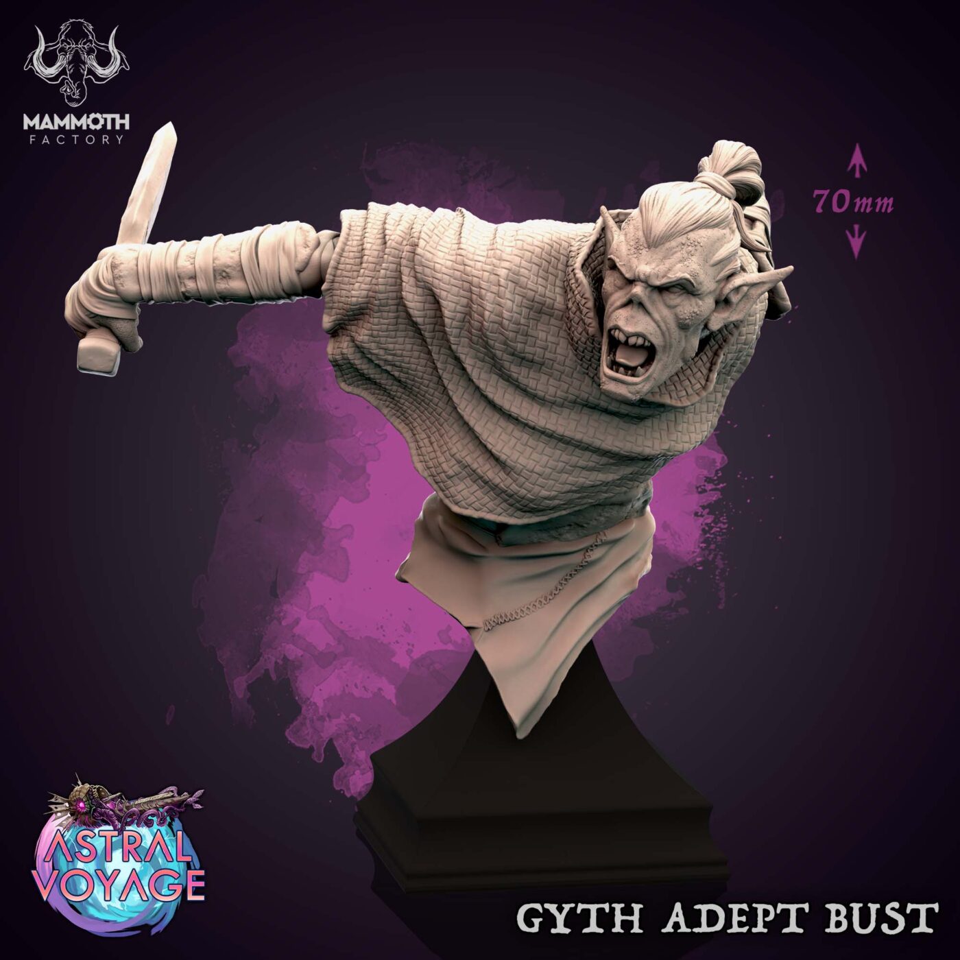 Gyth Adept 3 Bust - Astral Voyage - Mammoth Factory Miniature