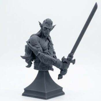 Gyth Corsair 1 Bust - Astral Voyage - Mammoth Factory - Gray Resin 3D Printed Miniature