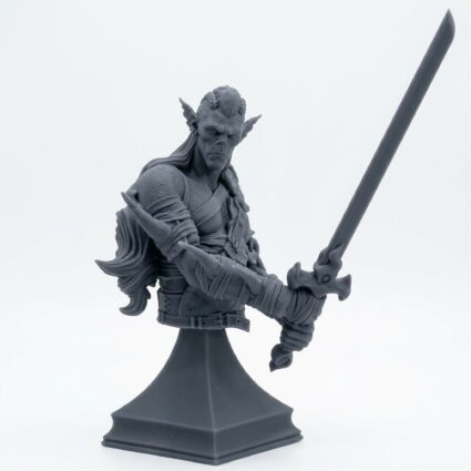 Gyth Corsair 1 Bust - Astral Voyage - Mammoth Factory - Gray Resin 3D Printed Miniature