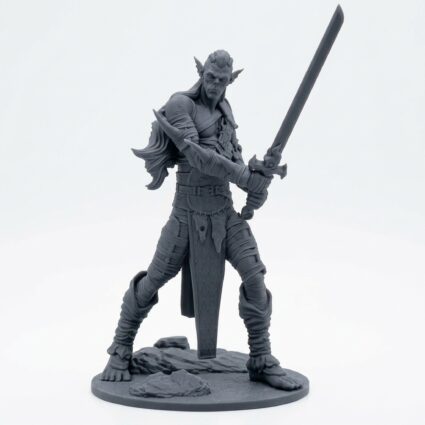 Gyth Corsair 1 - Astral Voyage - Mammoth Factory - Gray Resin 3D Printed Miniature