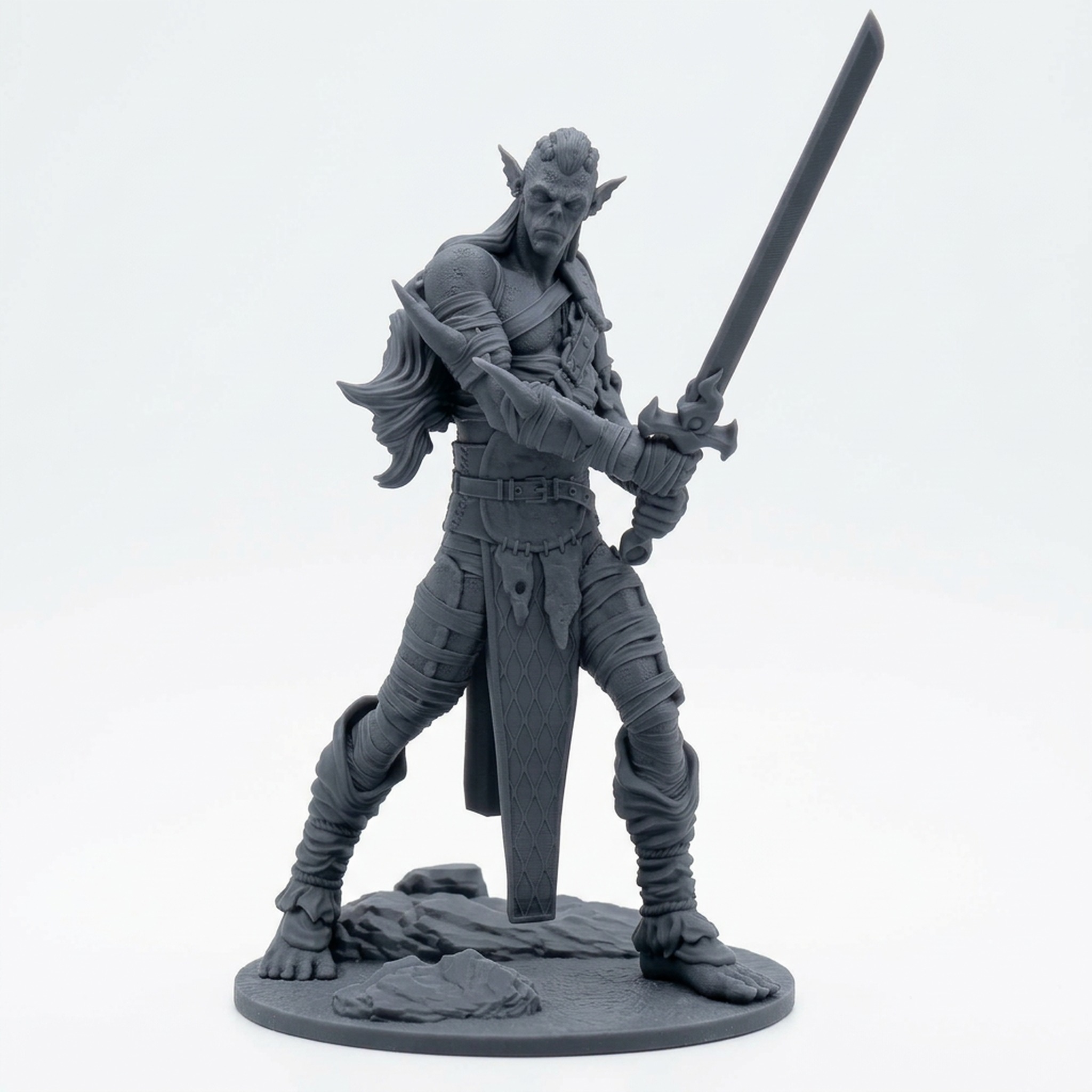 Gyth Corsair 1 - Astral Voyage - Mammoth Factory - Gray Resin 3D Printed Miniature