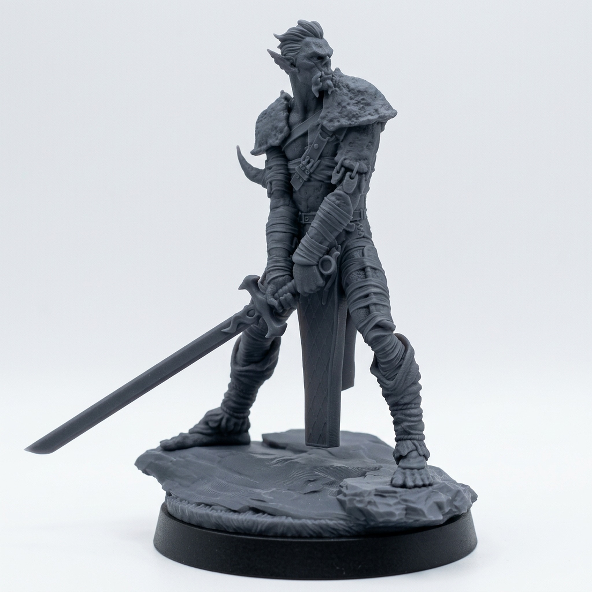 Gyth Corsair 3 - Astral Voyage - Mammoth Factory - Gray Resin 3D Printed Miniature