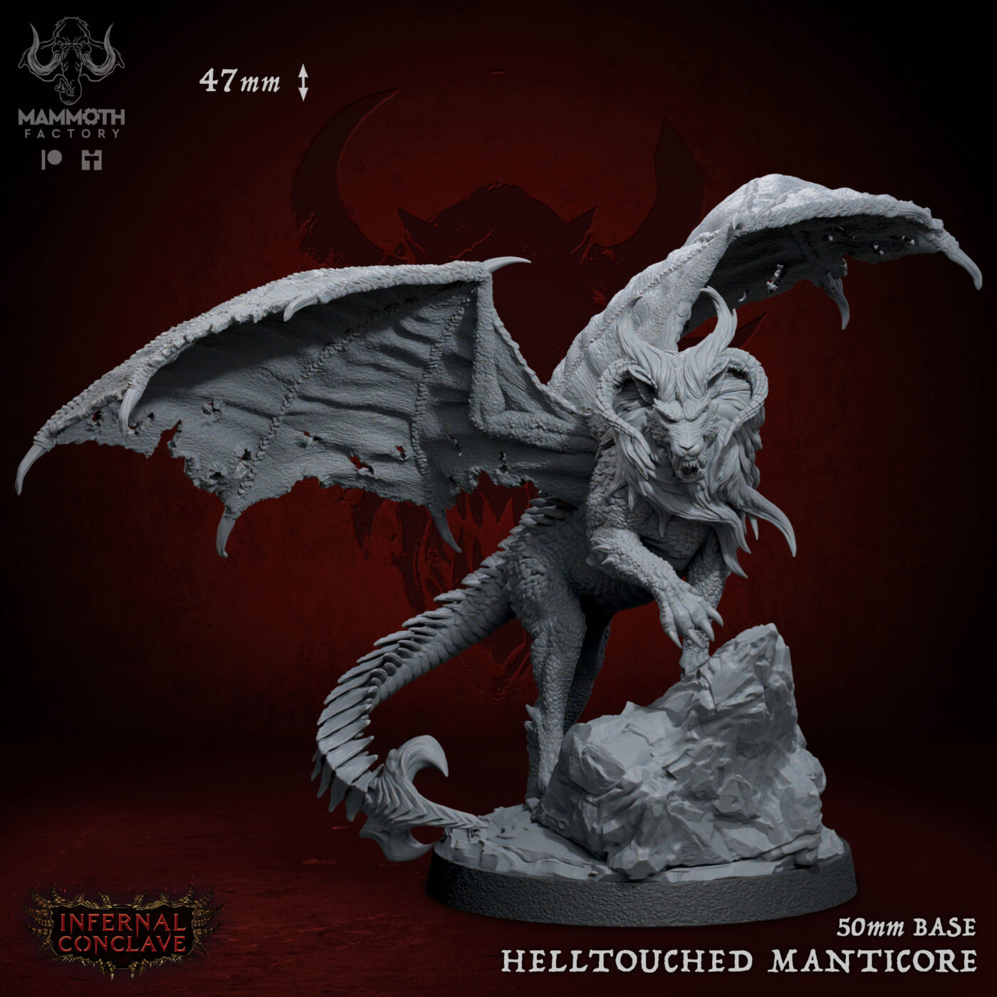 Helltouched Manticore Miniature