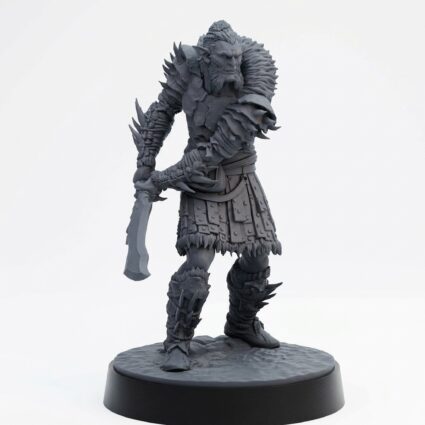 Hobgoblin Raider A - Gray Resin 3D Printed Miniature
