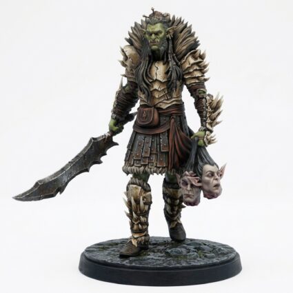 Hobgoblin Warlord - Painted 3D Printed Miniature