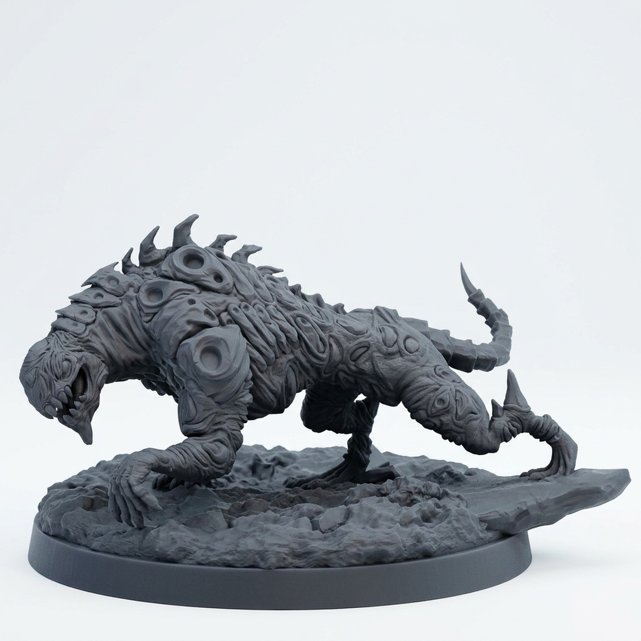 Hunter Killer Drone A - Gray Resin 3D Printed Miniature