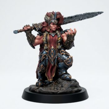 Izidrina Mountain Queen - Painted 3D Printed Miniature