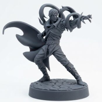 Jarex Varr - Gray Resin 3D Printed Miniature