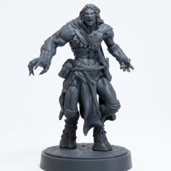 Jhoran Rogue Alchemist - Gray Resin 3D Printed Miniature