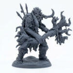 Jottraskr Frost Giant Devourer - Gray Resin 3D Printed Miniature