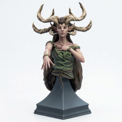 Lady of the Loch Bust - Wild Hunt - Mammoth Factory - Painted 3D Printed Miniature