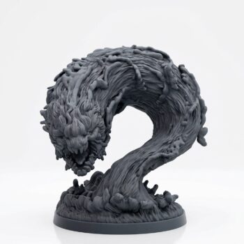 Lake Horror - Wild Hunt - Mammoth Factory - Gray Resin 3D Printed Miniature