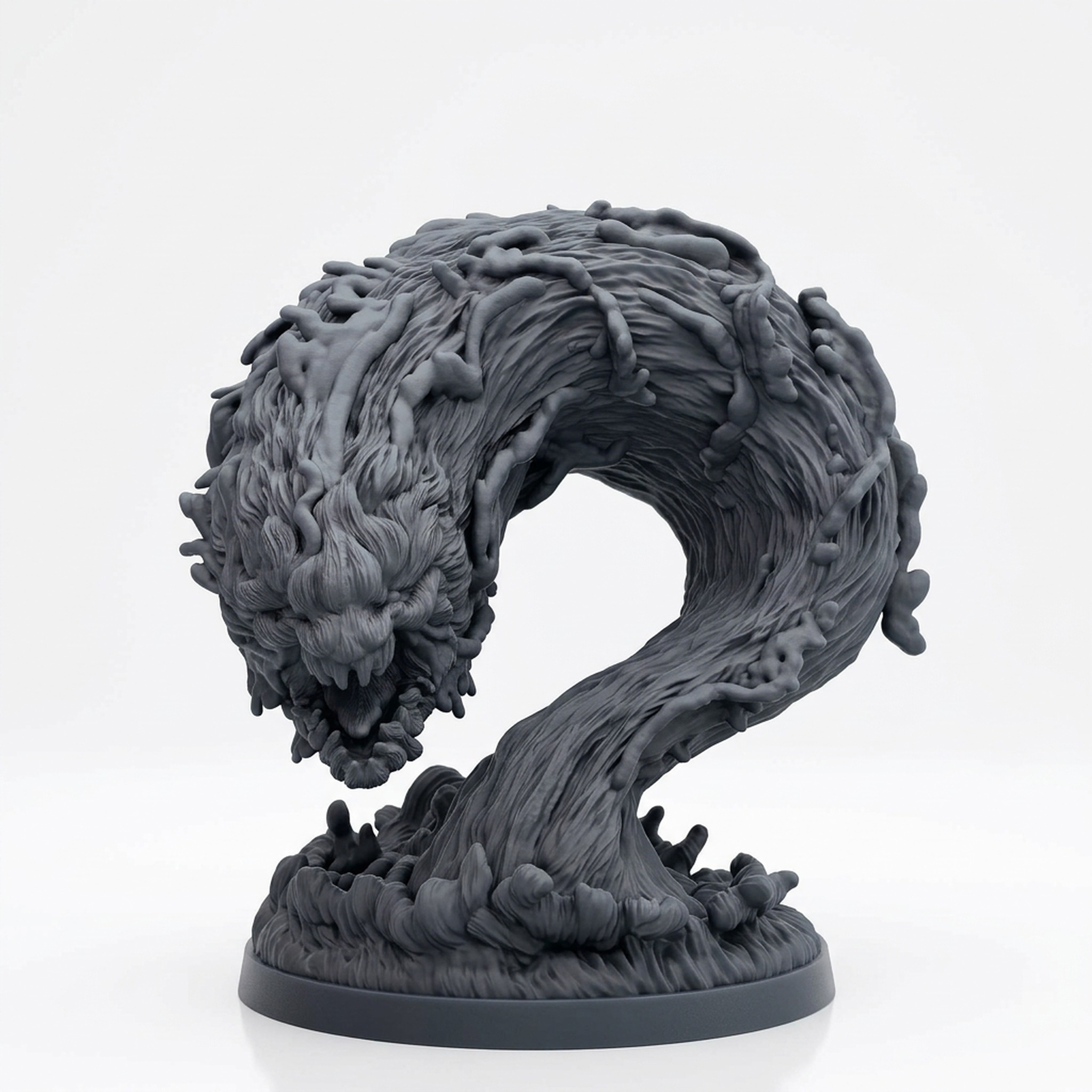 Lake Horror - Wild Hunt - Mammoth Factory - Gray Resin 3D Printed Miniature