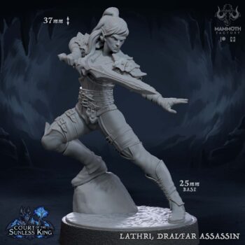 Lathri Dralfar Assassin Miniature