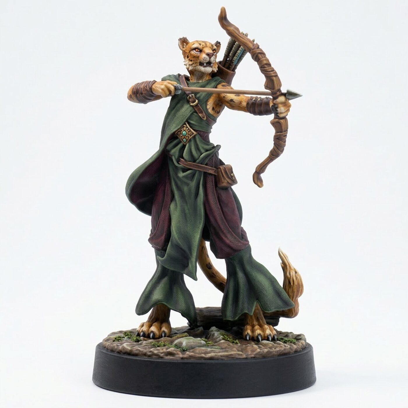 Leorin Hunter A - Painted 3D Printed Miniature