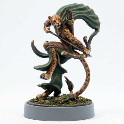 Leorin Hunter B - Painted 3D Printed Miniature