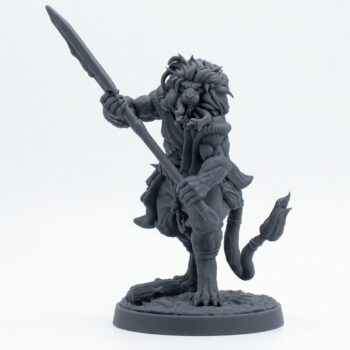 Leorin Warblade A - Gray Resin 3D Printed Miniature