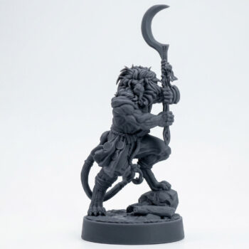 Leorin Warblade C - Gray Resin 3D Printed Miniature