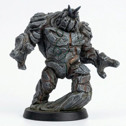 Lesser Vulcanite A - Painted 3D Printed Miniature