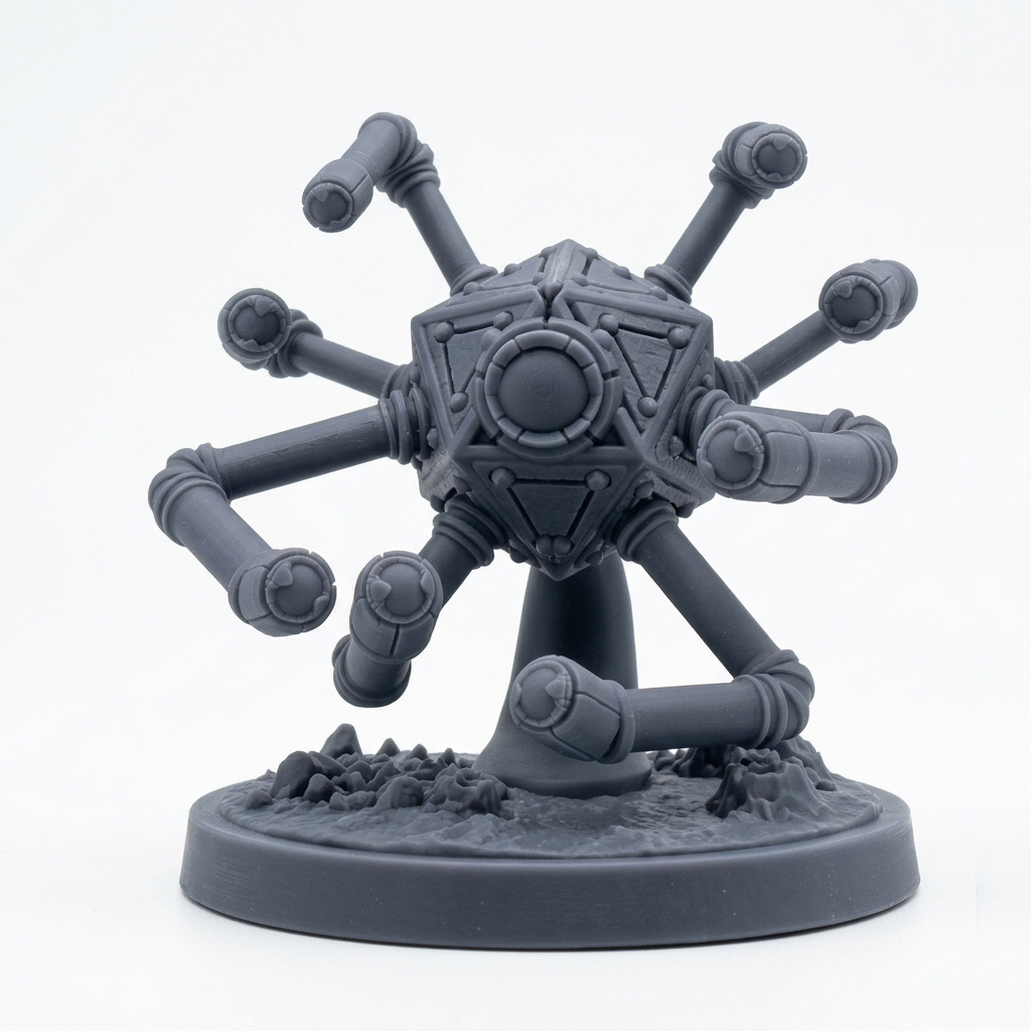 Logician Sphere - Gray Resin 3D Printed Miniature